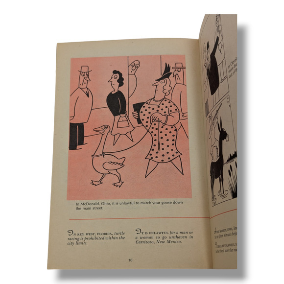 It's Against The Law Reader's Digest Dick Hyman Otto Soglow Vintage Book - Picture 3 of 7